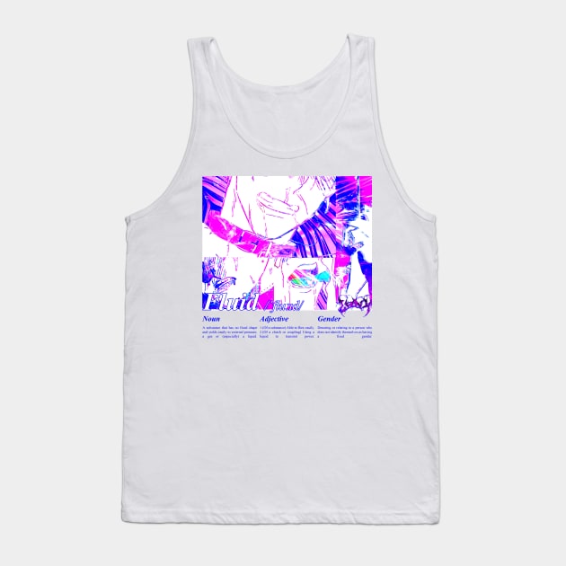 GENDERFLUID (Manga panels) (Light) Tank Top by LANX